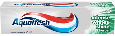 Aquafresh Whitening Intense White & Shine Herbal toothpaste | Aquafresh