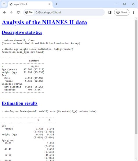 FAQ: How can I export multiple tables to one file? | Stata