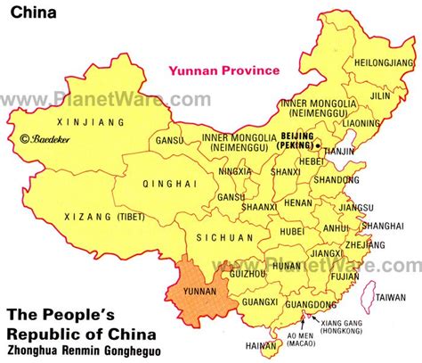 Map Of China Neighbouring Countries Planetware