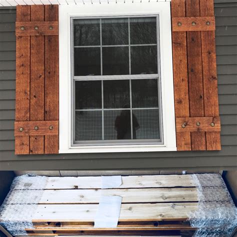 From boxed in Missouri to beautifying their new home in New York . ️ | House shutters, Rustic ...