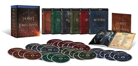 The Hobbit And Lord Of The Rings Trilogy Extended Edition Blu Ray