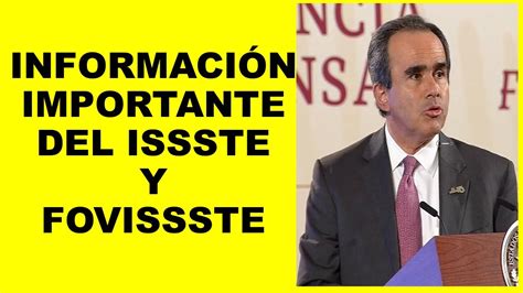 Soy Docente Informaci N Importante Del Issste Y Fovissste Youtube