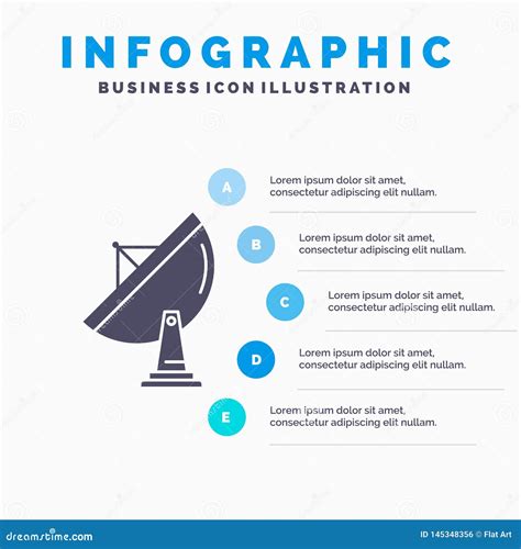 Satellite Antenne Radar Espace Calibre D Infographics De Plat Pour