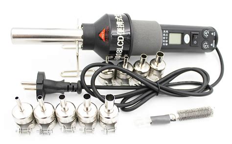 LCD V V W Degree LCD Adjustable Electronic Hot Air Gun Desoldering Soldering