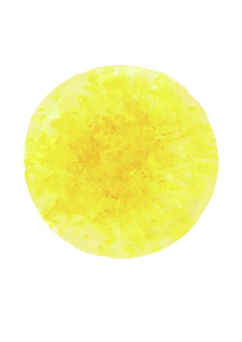 Bright yellow sun Painting by Joanna Szmerdt - Fine Art America