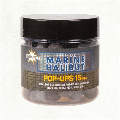 Marine Halibut Foodbait Pop Ups Dynamite Baits