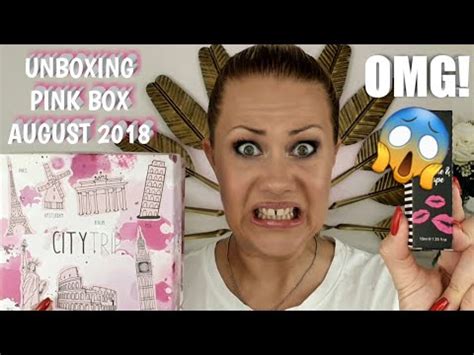 UNBOXING PINK BOX AUGUST 2018 OMG HEFTIGE PRODUKTE YouTube