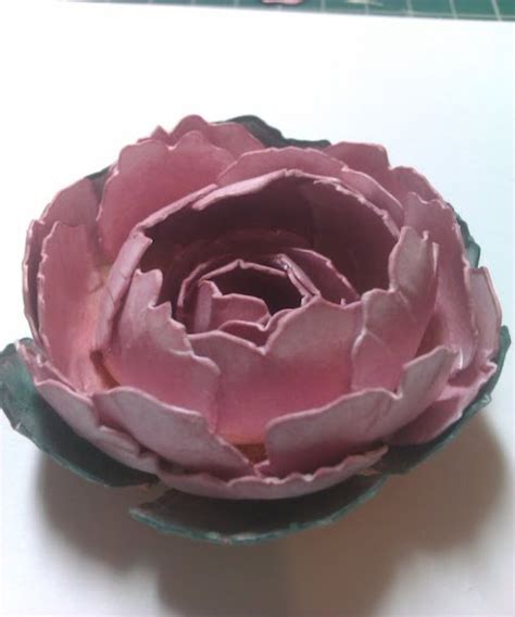 Flower Tutorial Video Large Cabbage Rose Peony Style Flower