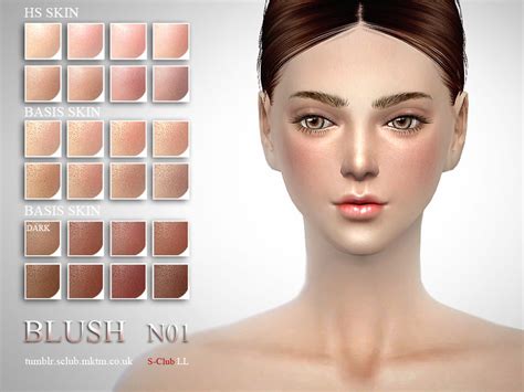 Female Cheek Makeup _ Blush Makeup The Sims 4 _ P2 - SIMS4 Clove share Asia Tổng hợp Custom ...