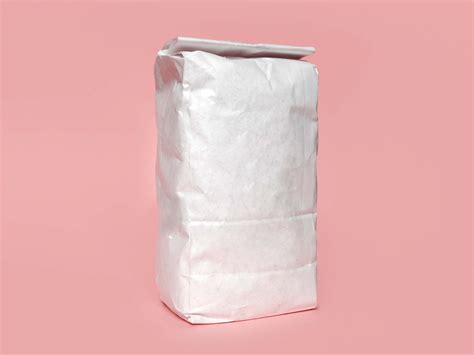 Flour Bag Package Mockup Psd