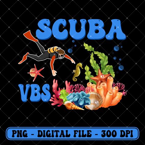 Scuba Png Vbs 2024 Png Vacation Bible School Png Deep Sea Diver Png Bible Verse Png