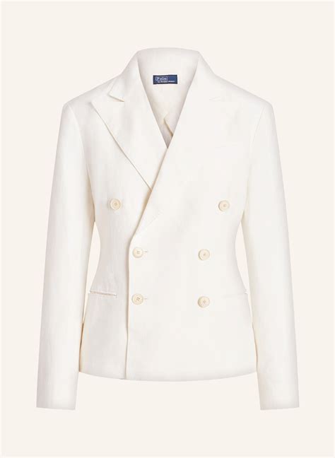 Polo Ralph Lauren Leinenblazer In Weiss