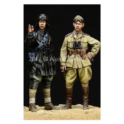 Buy Alpine Miniatures Ww Italian Afv Crew Set Figs Online