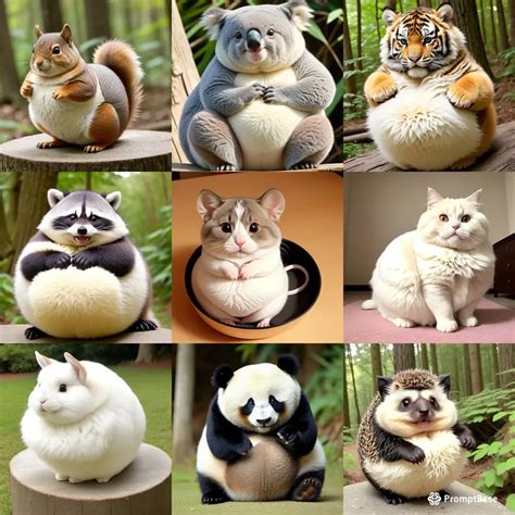 Cute Fat Animals Stable Diffusion Prompt Promptbase