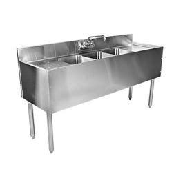 Glastender C Tsb Choice Underbar Sink Unit Three Compartment W