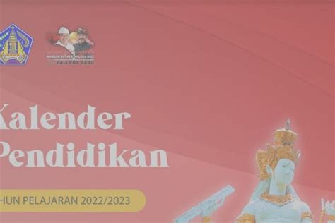 Link Download Kalender Pendidikan Bali 2022 2023 Simak Hari Pertama Masuk Sekolah Tk Sd Smp