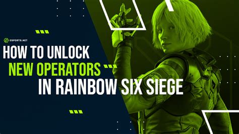 How To Unlock Operators In Rainbow Six Siege The Total Guide