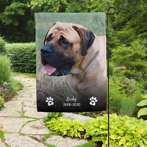 Pet Photo Memorial Personalized Garden Flag