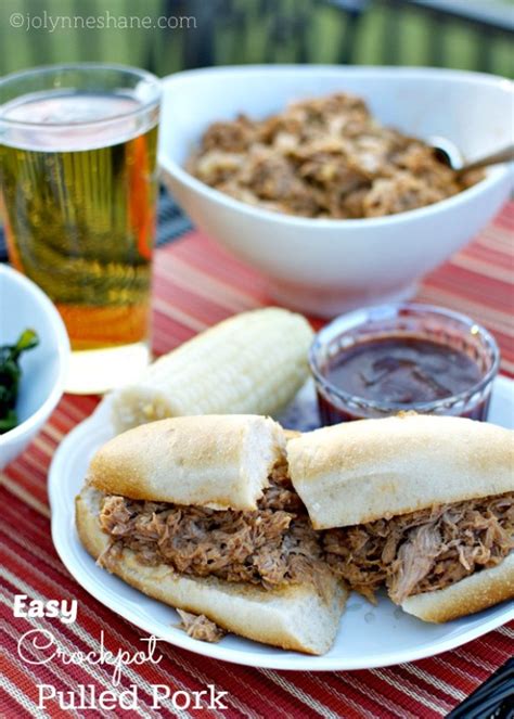 Easy Crockpot Pulled Pork Jo Lynne Shane