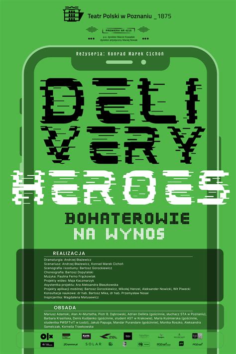 Delivery Heroes Bohaterowie Na Wynos Teatr Polski W Poznaniu