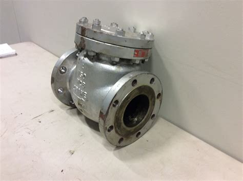 CRANE 147 XU FLANGED CHECK VALVE 4 CLASS 150 WCB BODY CR13 DISC EBay