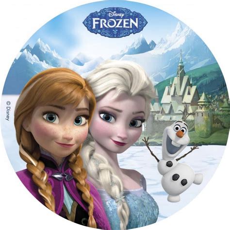 Id Op Atek Waflowy Dysk Na Tort Wafel Frozen Elsa Elza Kraina Lodu