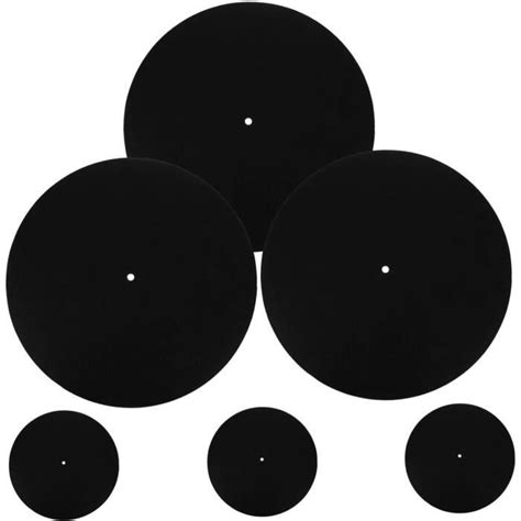 6 Pcs Set De Table Plateau Tournant Pour Tourne Disques Tourne Disques