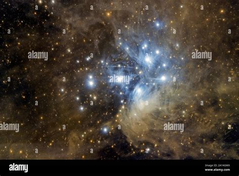 Messier 45 The Pleiades Stock Photo Alamy