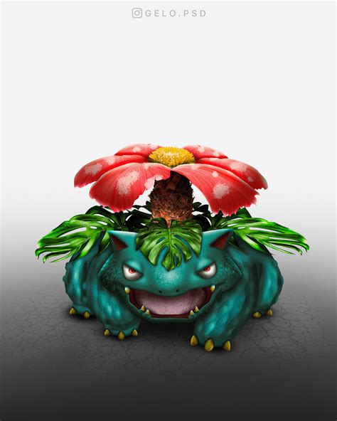 003 Venusaur 22 Images Behance