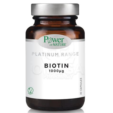 POWER HEALTH Platinum Range Biotin 1000mg 30caps