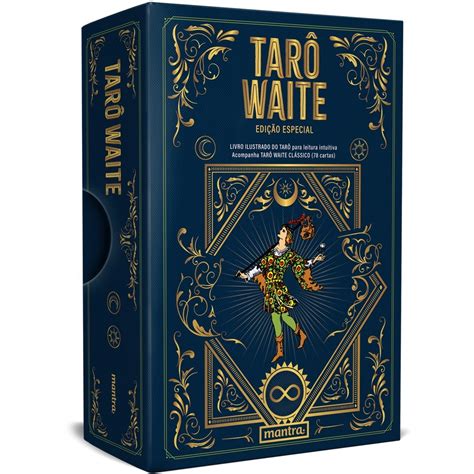 Livro Tarô Waite Edição Especial livro ilustrado do Tarot para