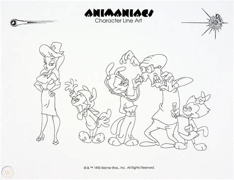 Animaniacs 1993 1998 Part 5 Model Sheets Character Models