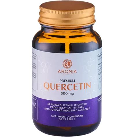 Premium Quercetin 500 mg Antioxidant Antiinflamator Antiviral și