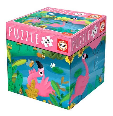 Educa Puzzle Cube Flamingi El Educa Sklep Empik