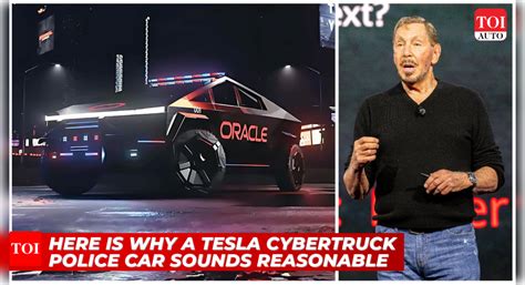 Tesla Tesla Cybertruck Next Best Fit For Police Duty Oracle Unveils