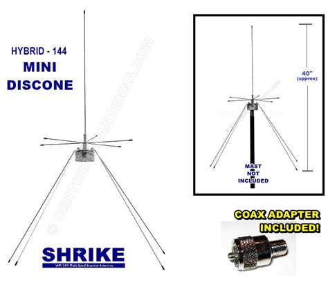 Deluxe Discone Antenna Centerfire Antenna LLC