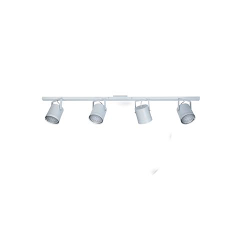 Aplique 4 Cabezal Móvil Tacho Teatro 120 cm Blanco 48w Frios Linea