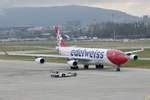 Edelweiss A340 300 HB JME Pilatus 28 12 19 Zürich Flugzeug bild de