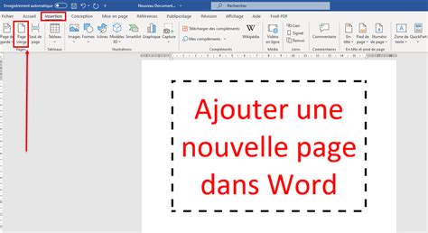 Comment Ajouter Une Nouvelle Page Dans Microsoft Word