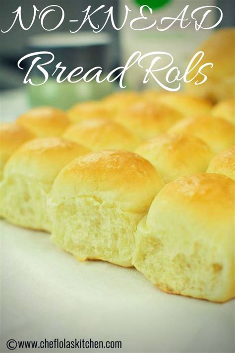 No knead Bread rolls recipe - Soft No Knead Dinner Rolls (VIDEO ...