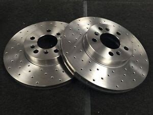 Bmw E E D D I D Front Brake Disc Cross Drilled Mm Ebay