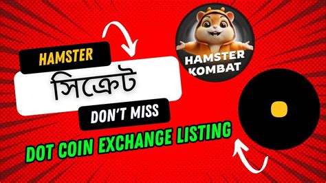 Hamster Kombat Secret For Withdraw Hamster Points Convert Dot Coin