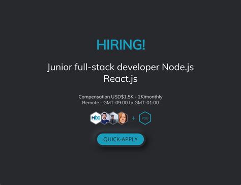 Junior Full Stack Developer Node Js React Js At Mbc Group S A S Torre