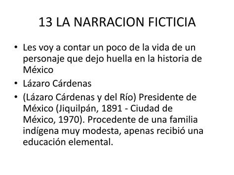 La Narracion Ficticia Ppt