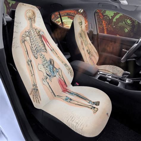 Anatomy Skeleton Car Seat Covers Steampunk Car Accessories Etsy