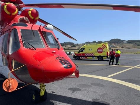 Un senderista herido tras sufrir una caída en la Caldera de Taburiente