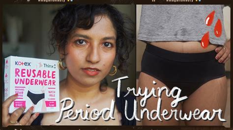 Trying Reusable Period Underwear Honest Unsponsored Review YouTube