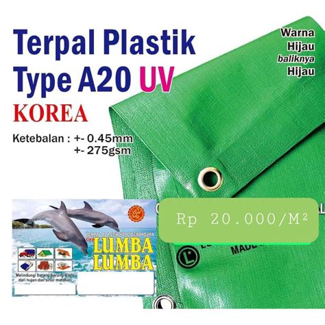 Jual Terpal A Korea Uv Uk X Meter Shopee Indonesia