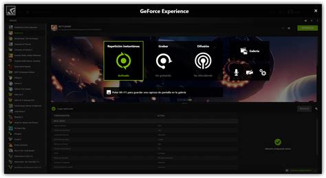 Cómo desactivar la "repetición instantánea" del nuevo Nvidia GeForce ...