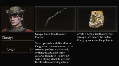 Elden Ring Weapon Skill Combat Demo Bloodhound S Fang Aspects Of